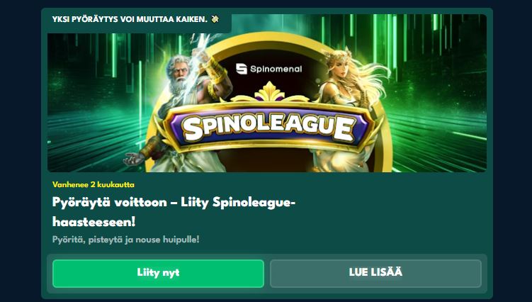 Delta i Spinoleague turnering och vinn priser